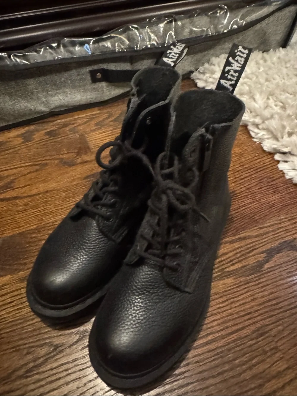 Dr. Martens Black Leather Lace-Up Men’s Ankle Boots